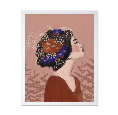 Floral Hair Portrait No1