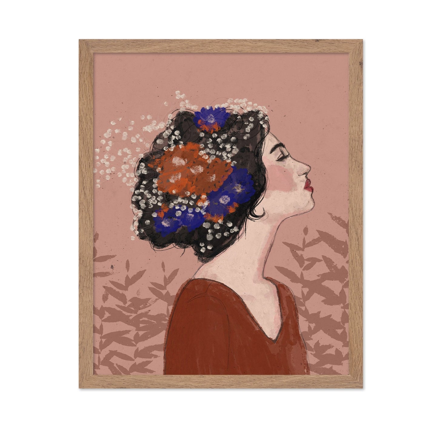 Floral Hair Portrait No1