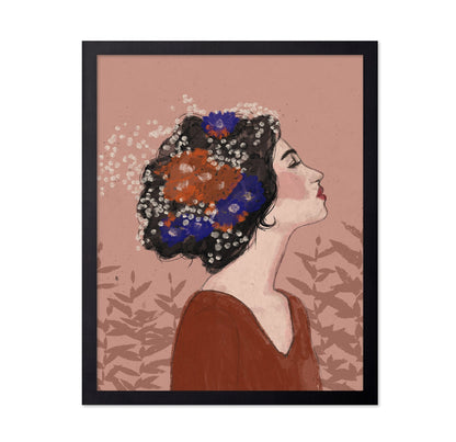 Floral Hair Portrait No1