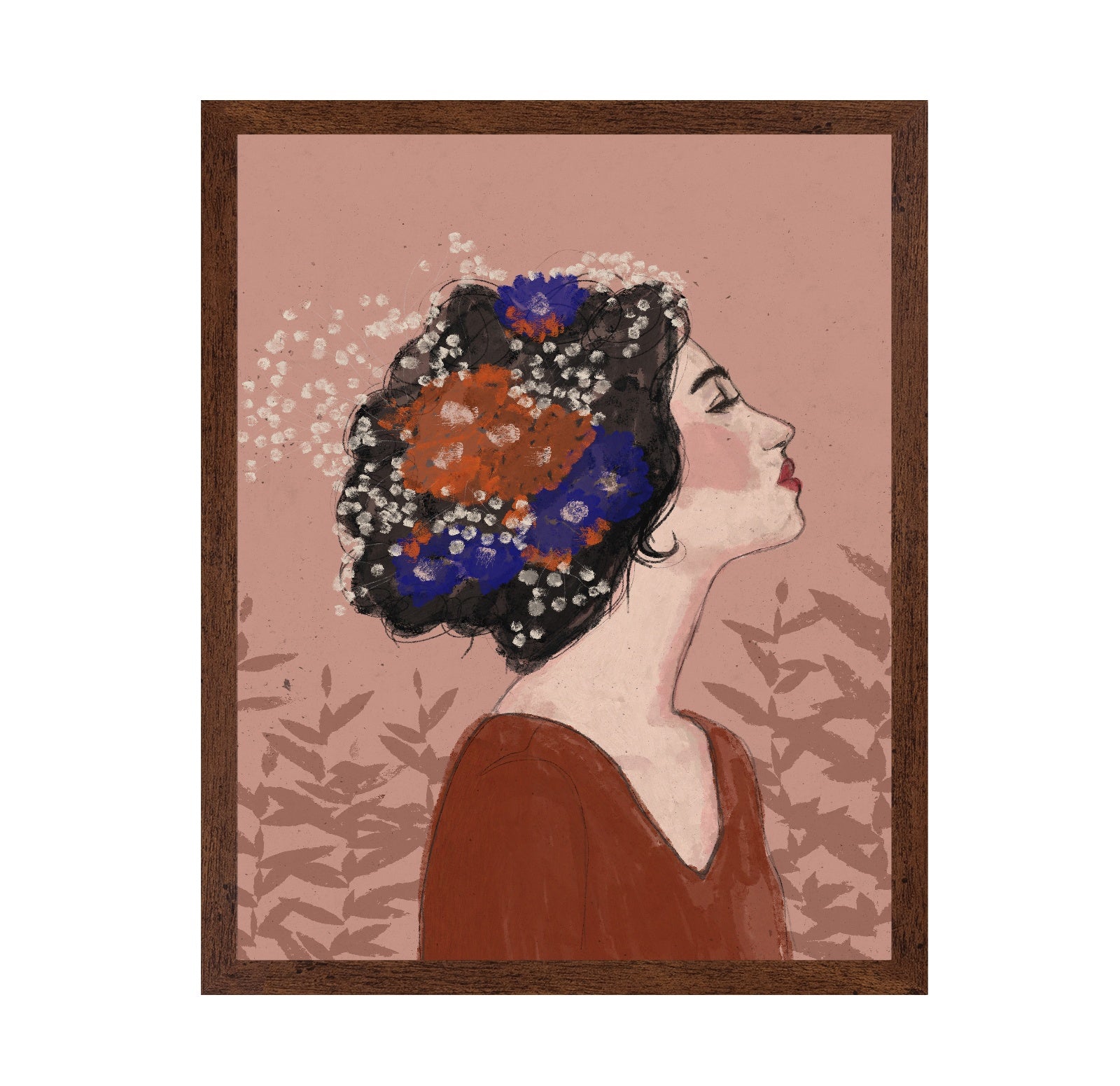 Floral Hair Portrait No1