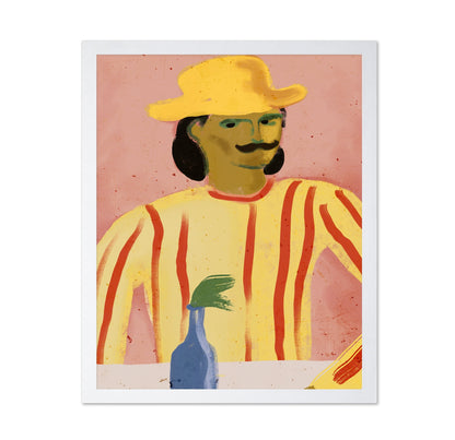 Striped Man Portrait