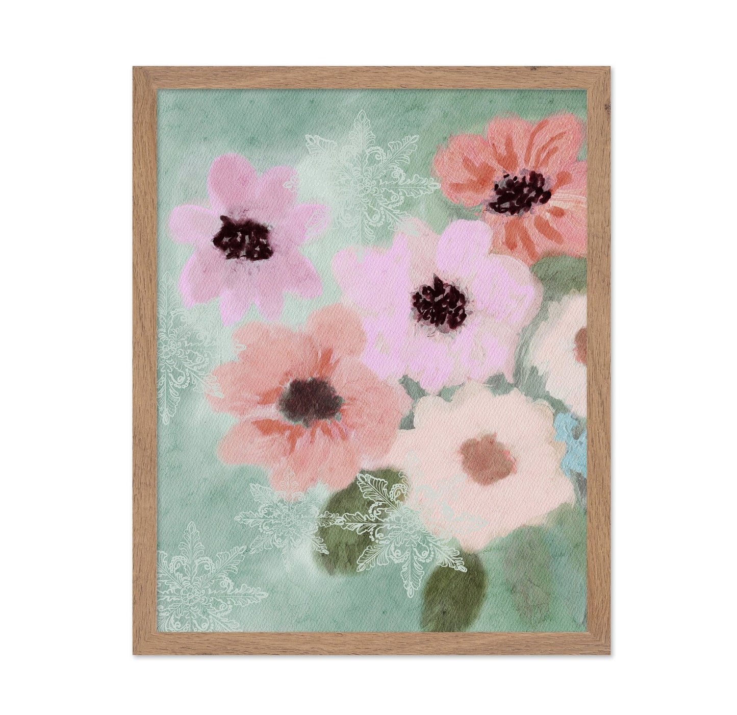 Pastel Bloom Garden No1