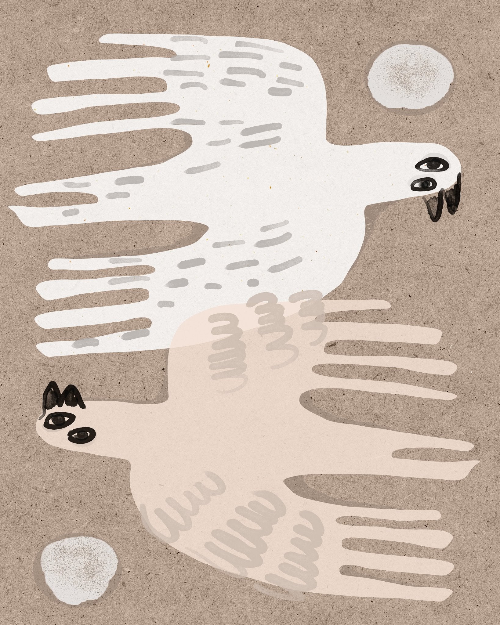 Twin Birds Flight No2