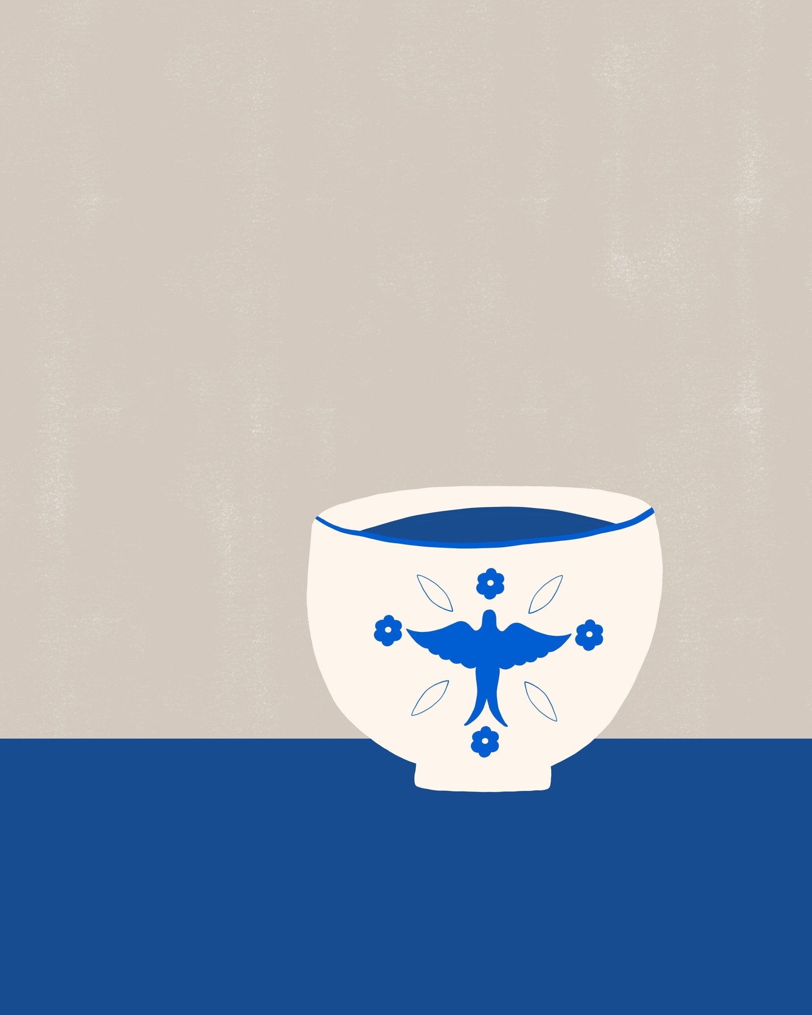 Blue Ceramic Bowl