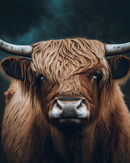 Highland Cow Portrait No5