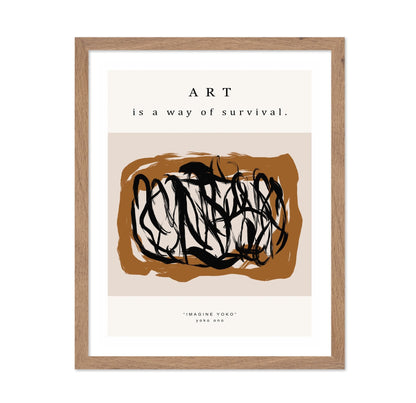 Art Survival Quote