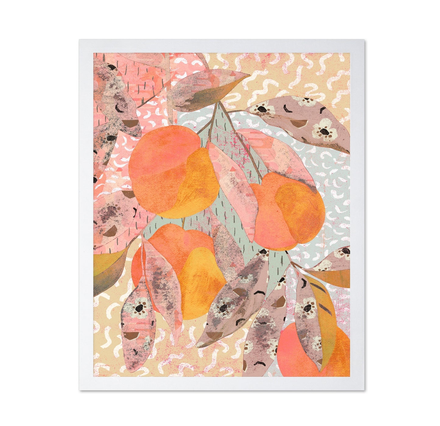 Peach Branch Pattern