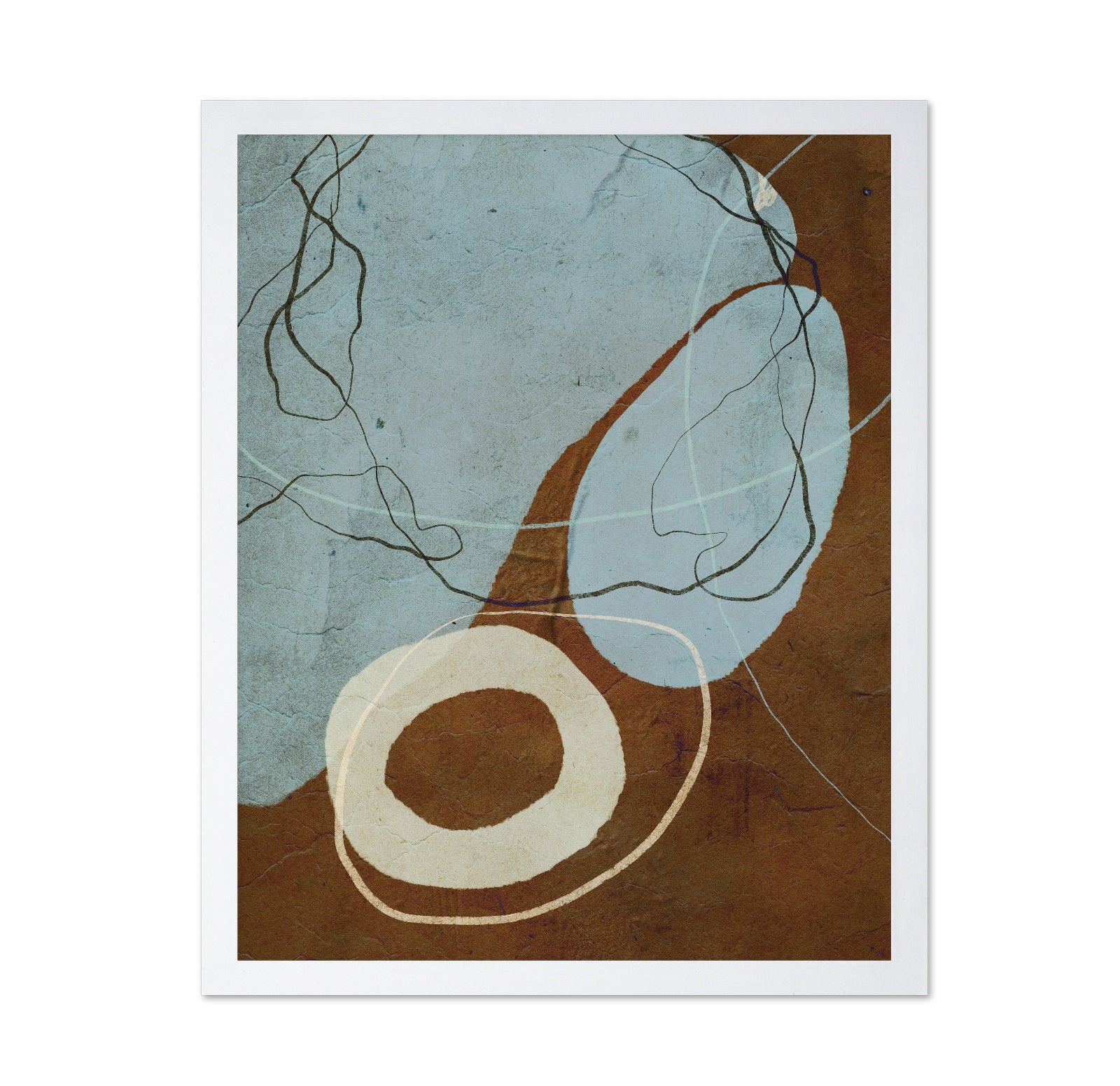 Earth Tone Abstract Forms