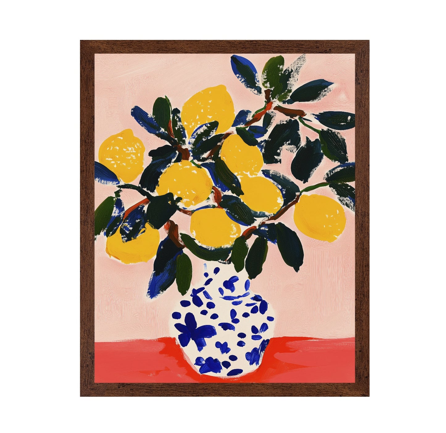Lemon Vase Still Life No1