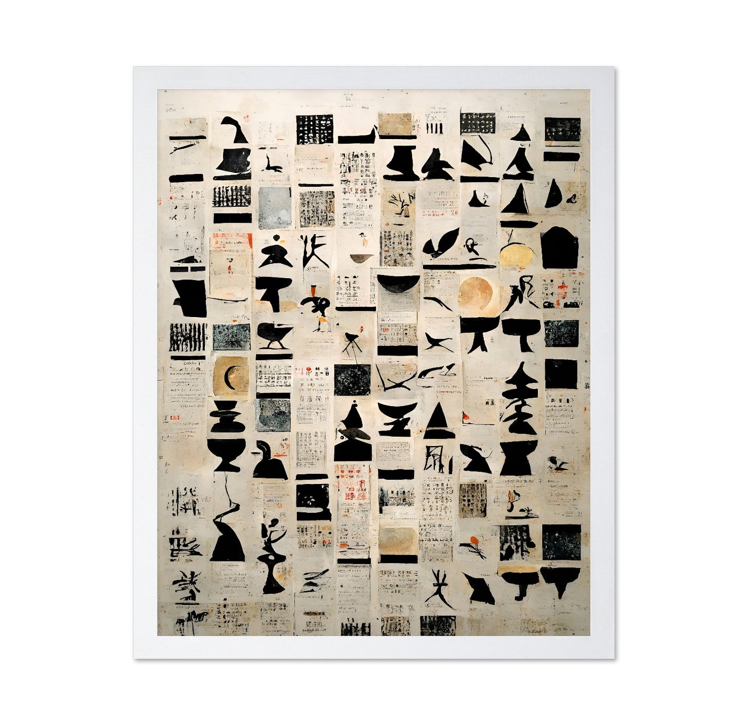 Abstract Symbol Grid No1