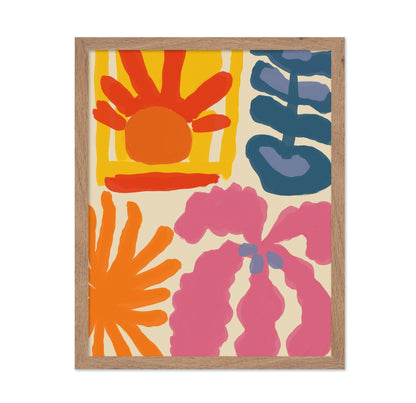 Bold Floral Shapes No1
