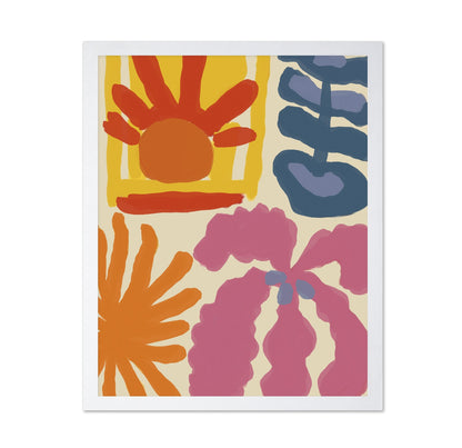 Bold Floral Shapes No1