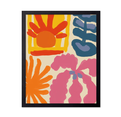 Bold Floral Shapes No1