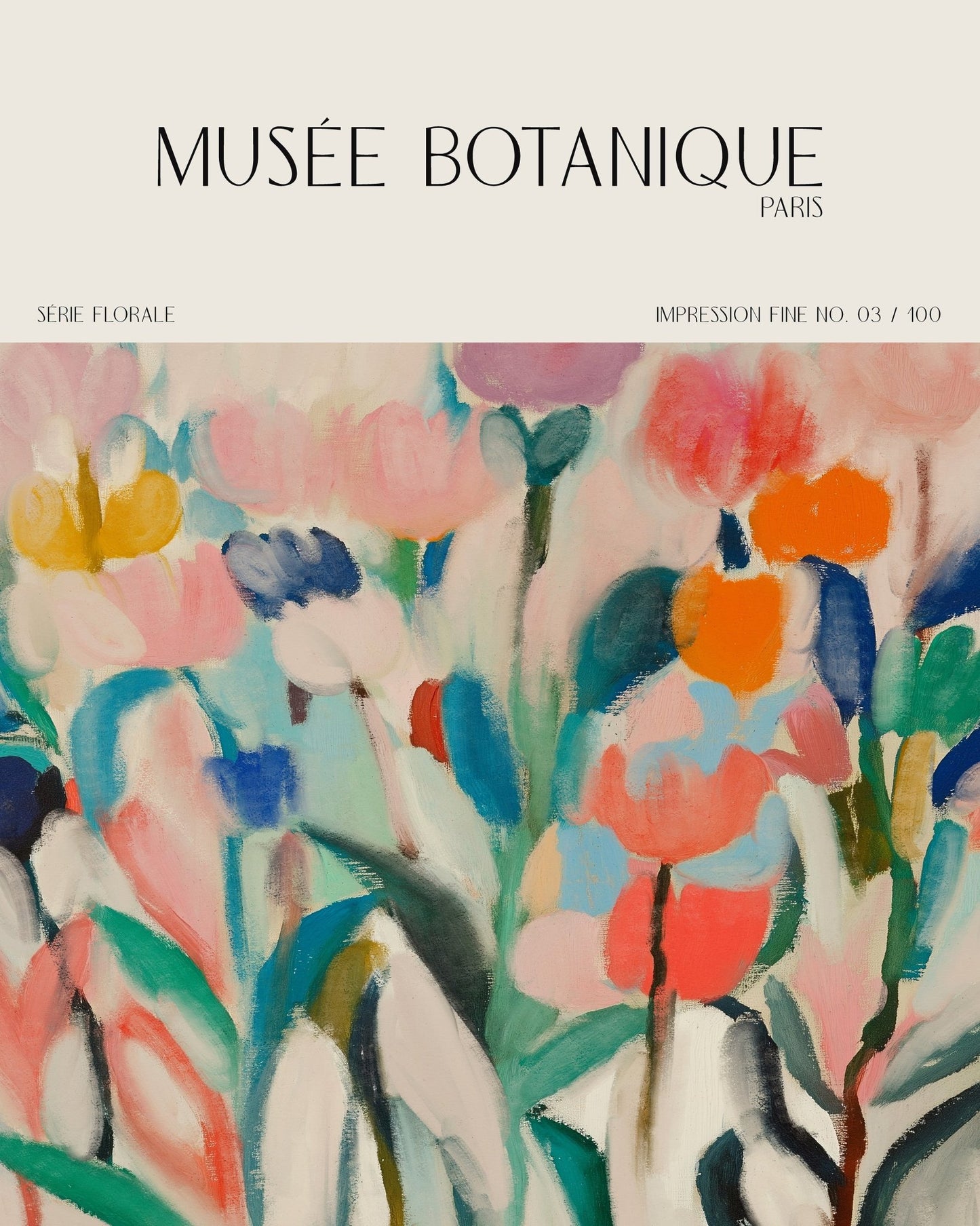 Abstract Floral Garden