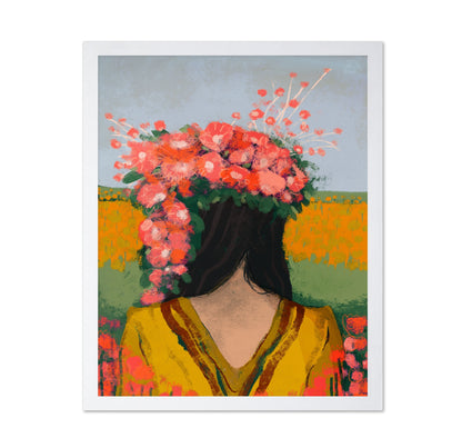 Floral Head Portrait No1