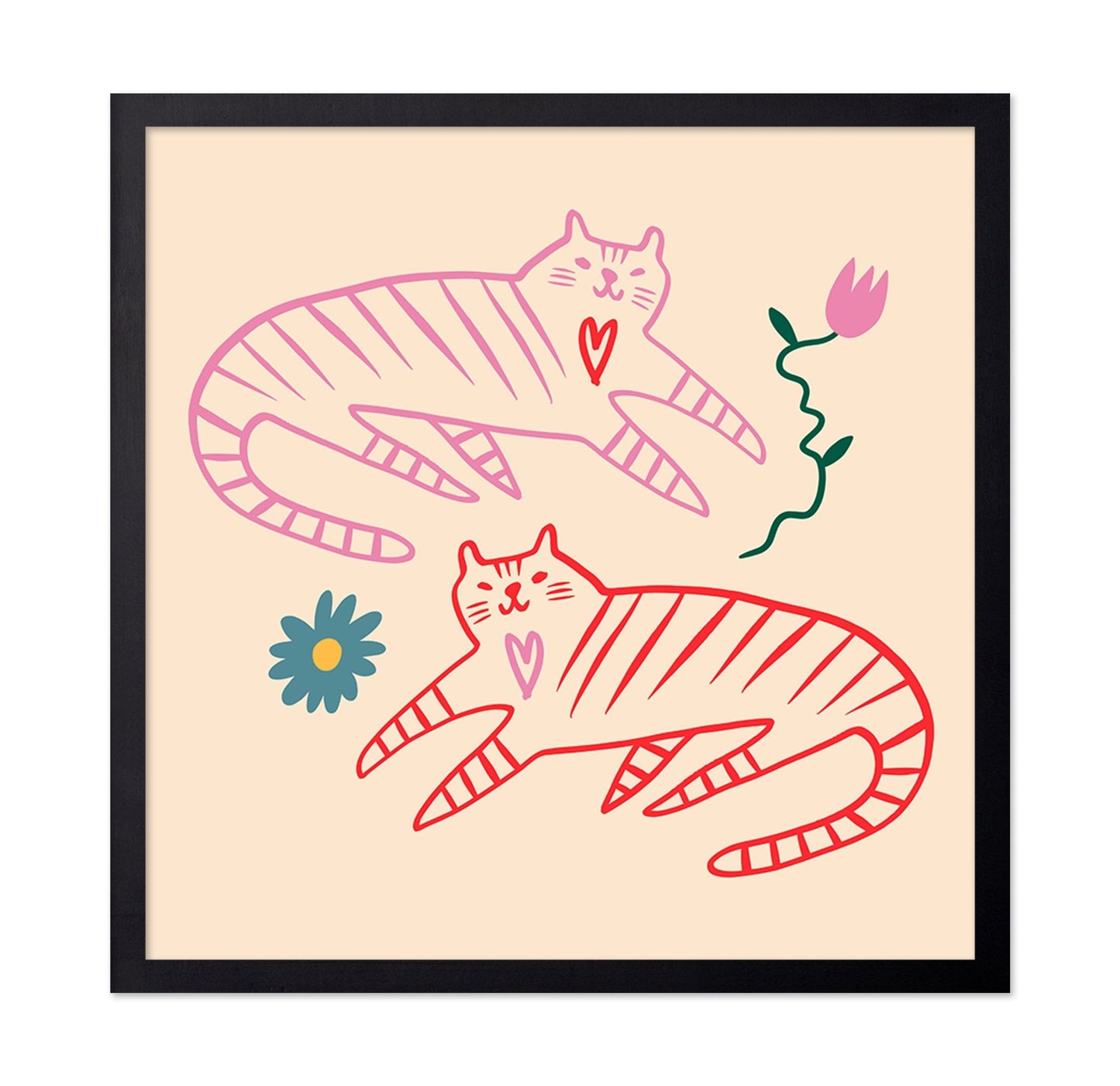 Cute Cats Duo