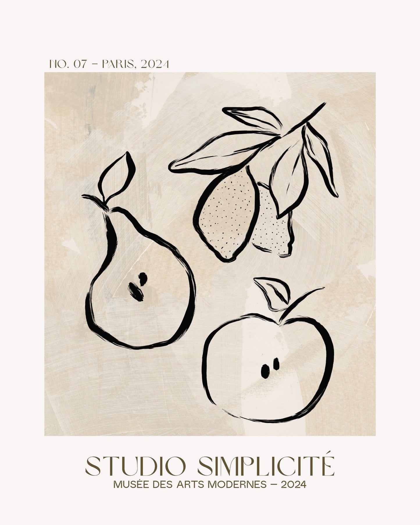 Minimal Fruit Sketch