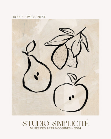 Minimal Fruit Sketch