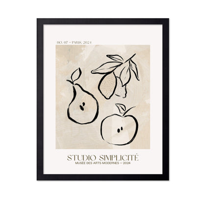 Minimal Fruit Sketch