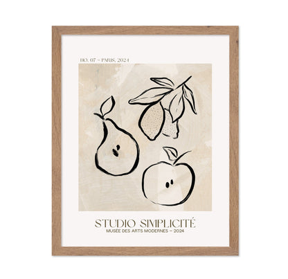Minimal Fruit Sketch