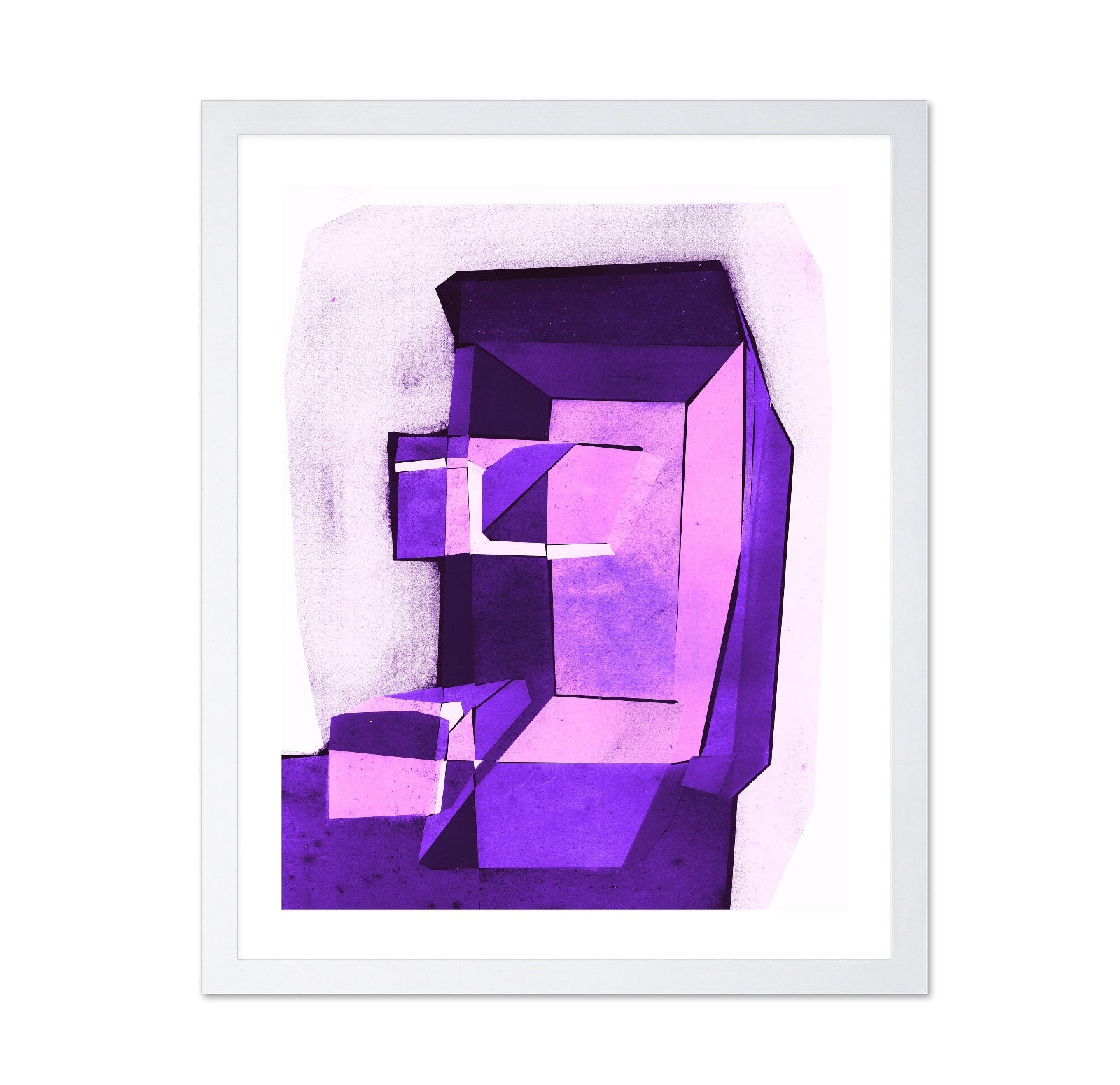 Violet Geometric Form