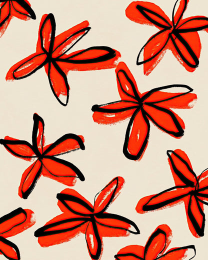 Red Flower Sketch