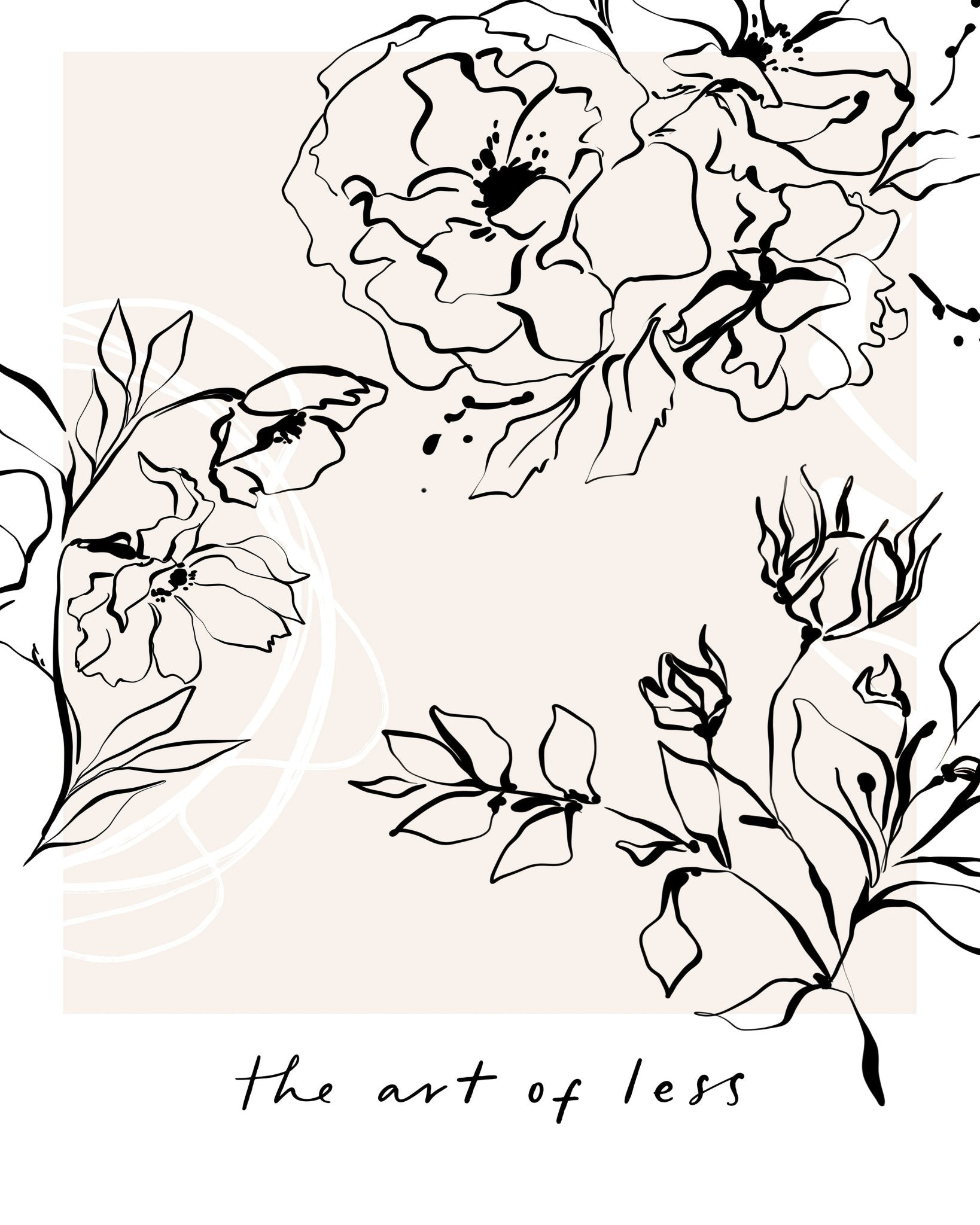 Minimal Floral Lines