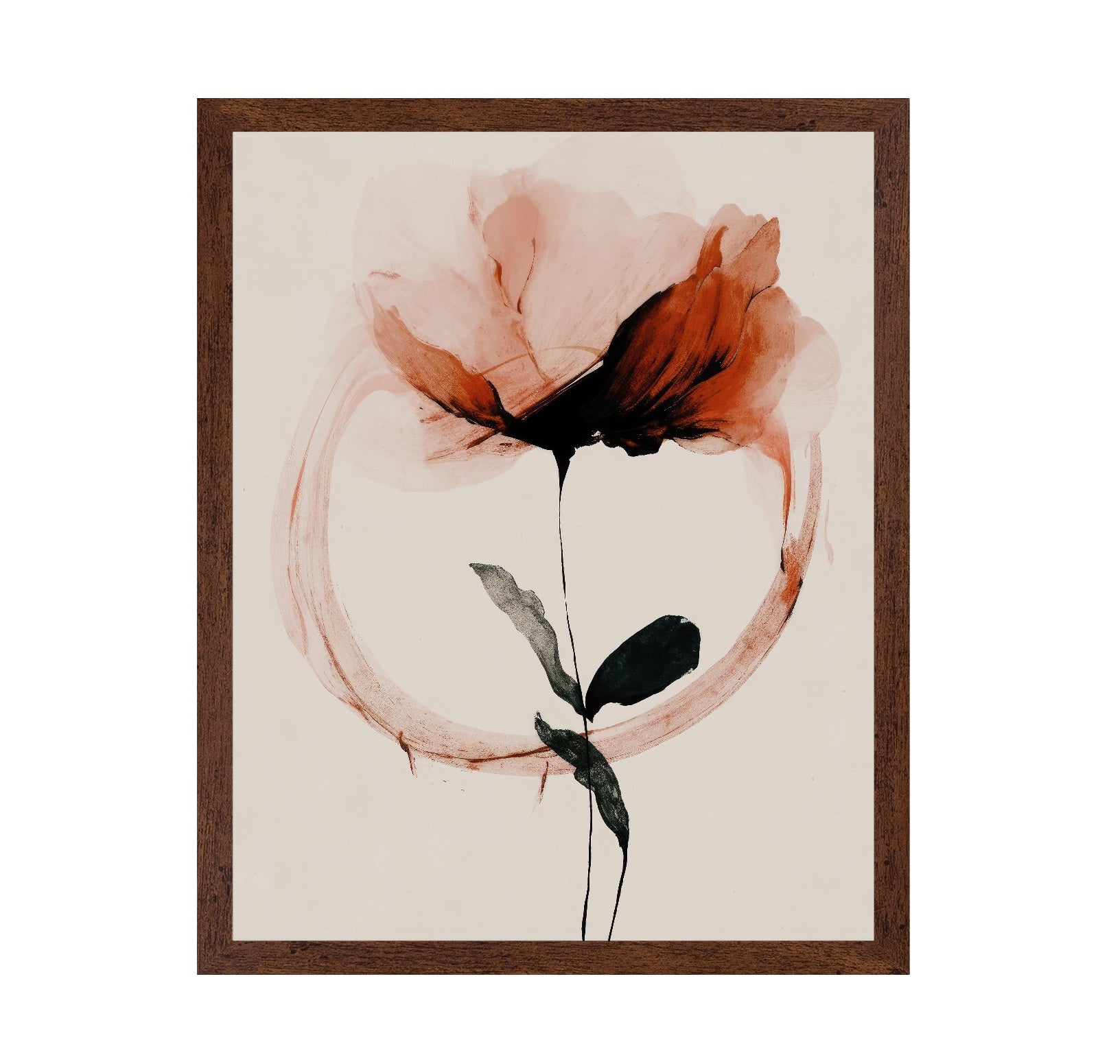 Crimson Ink Flower
