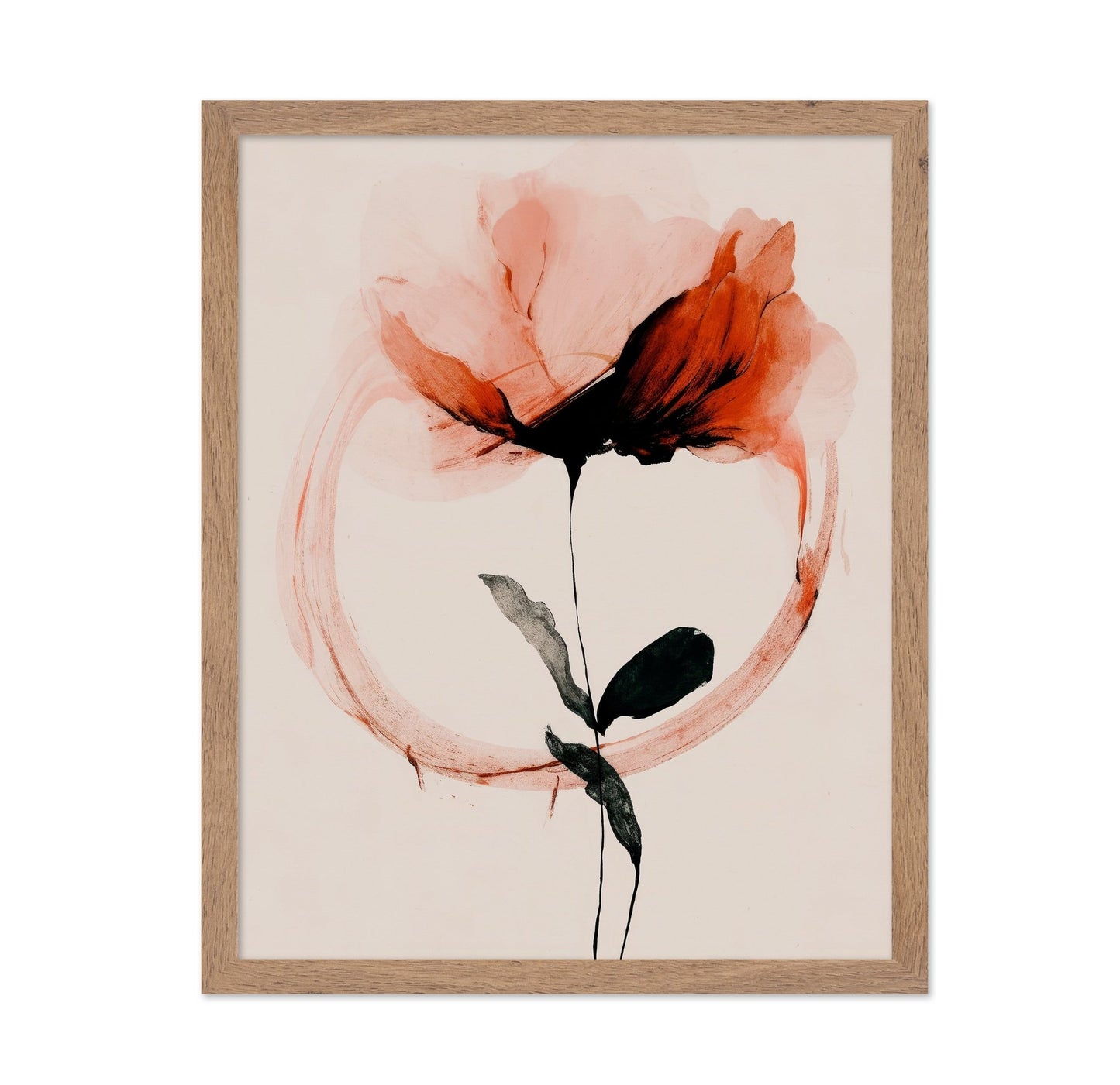 Crimson Ink Flower