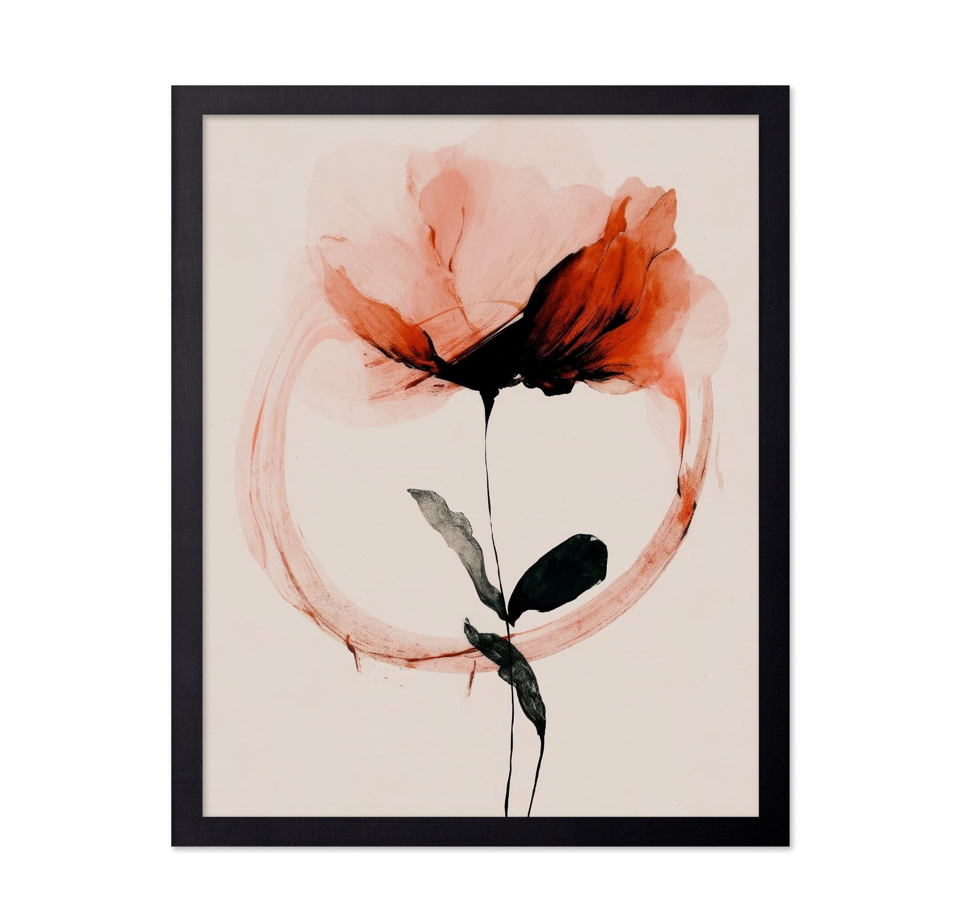 Crimson Ink Flower