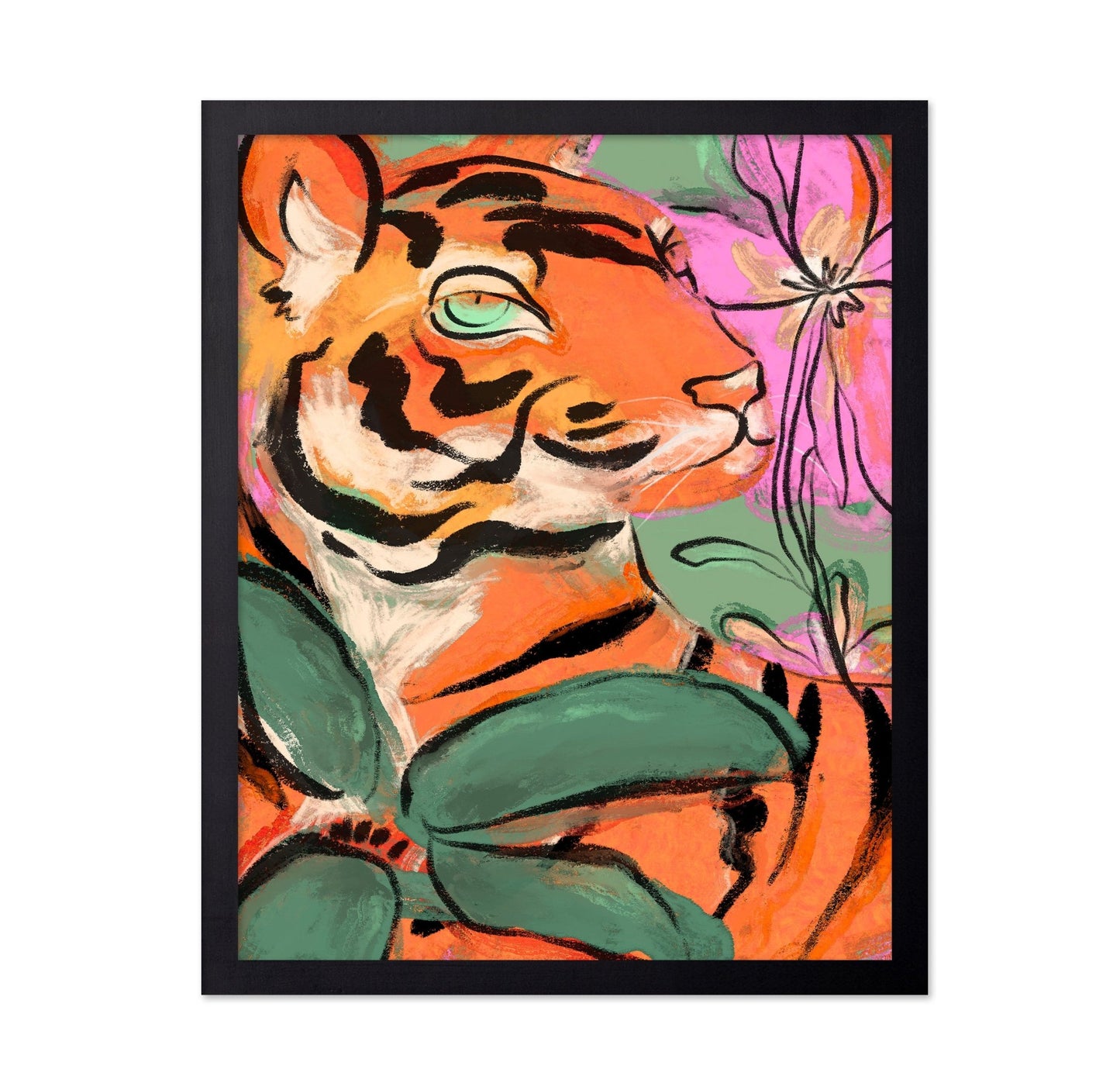 Tiger Bloom Portrait