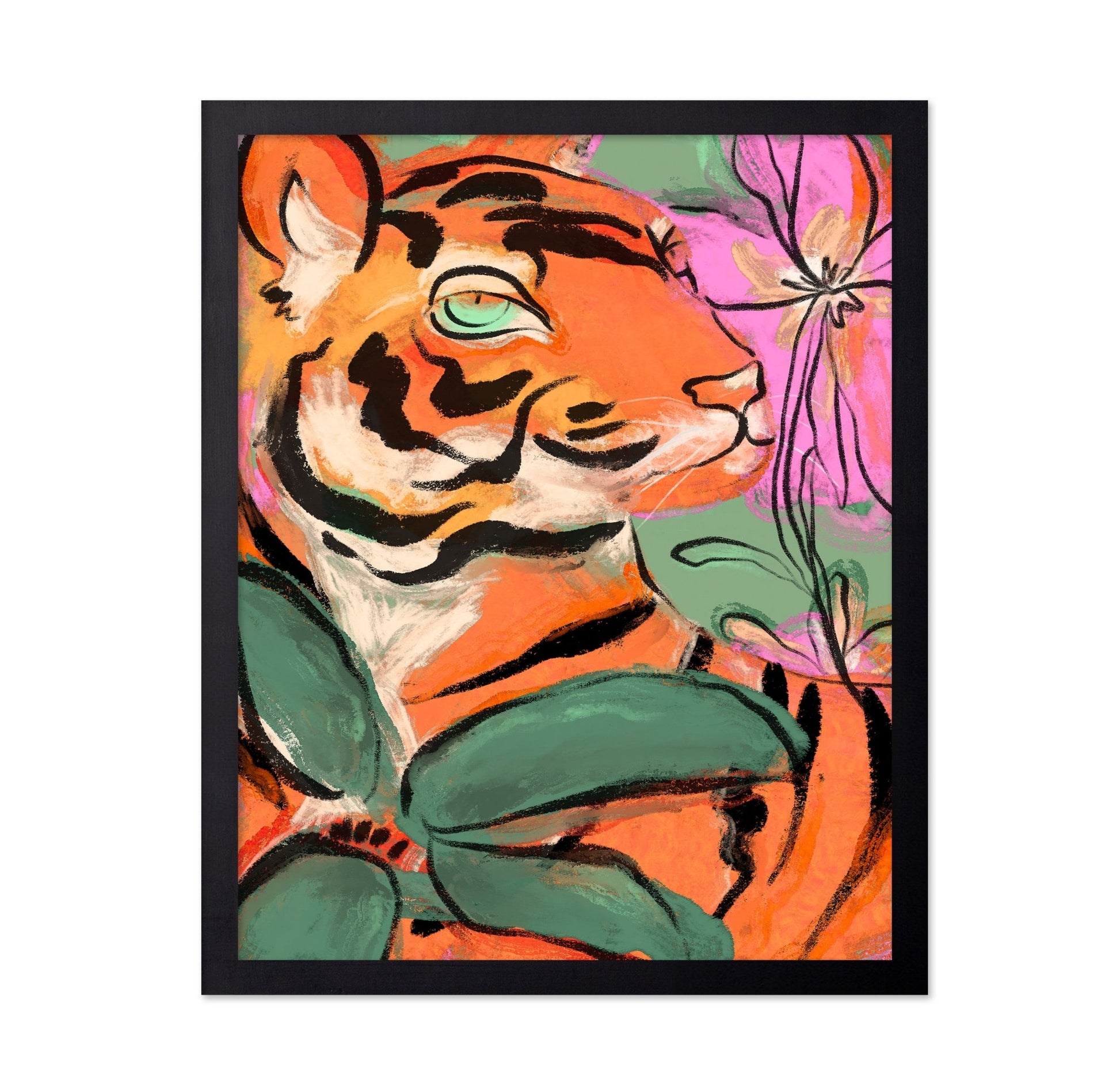 Tiger Bloom Portrait
