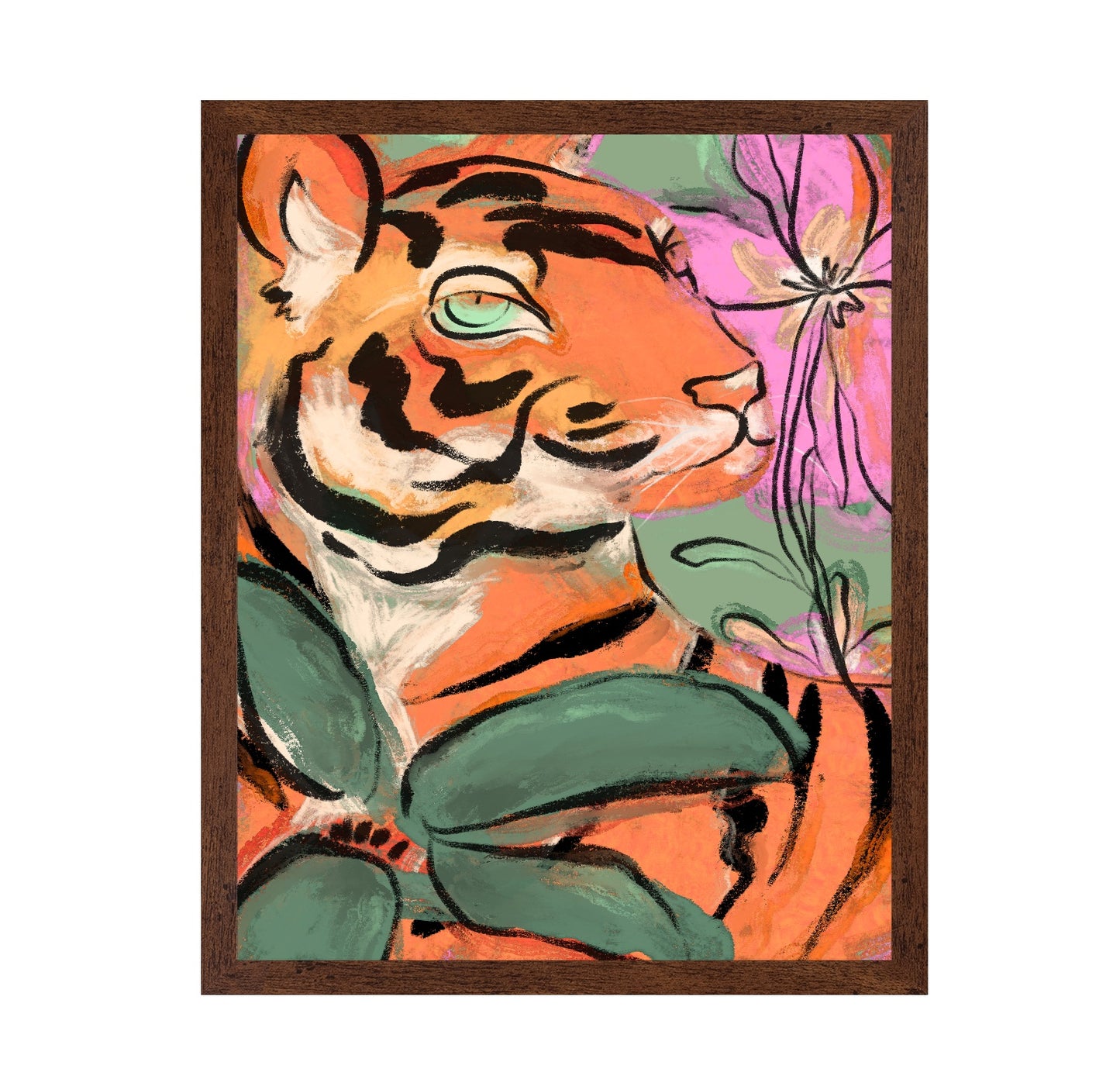 Tiger Bloom Portrait