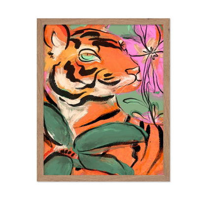 Tiger Bloom Portrait