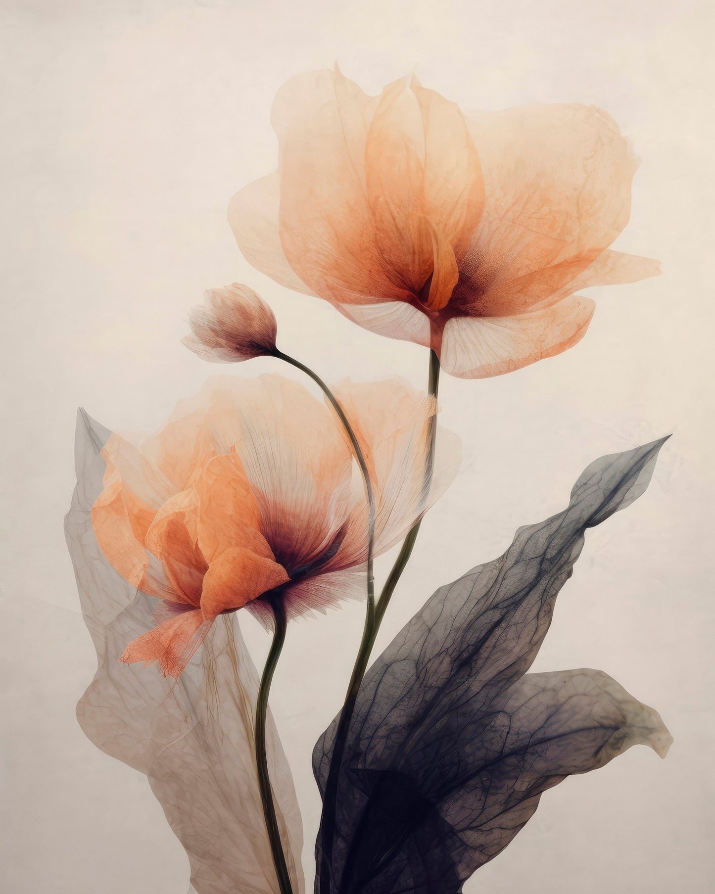 Soft Poppy Bloom No2