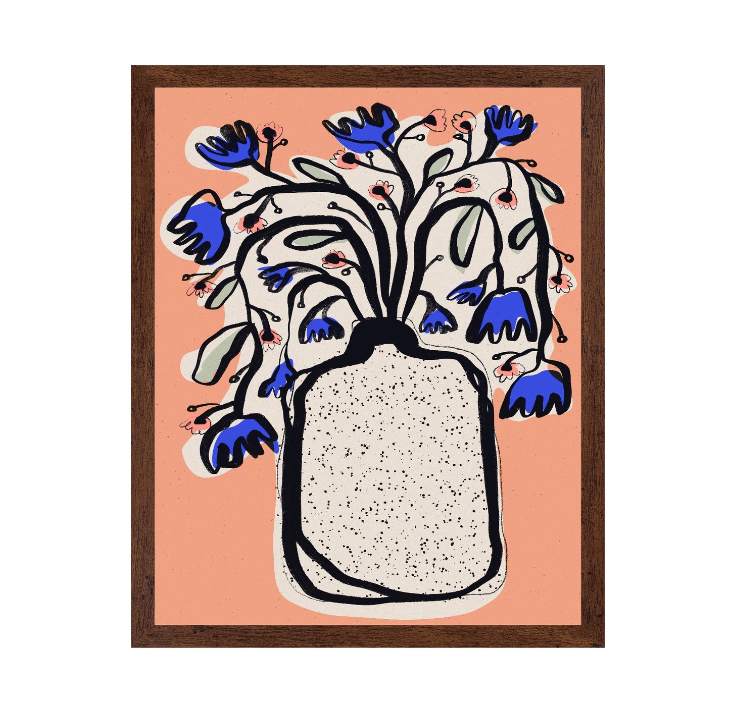 Blue Bloom Vase No2