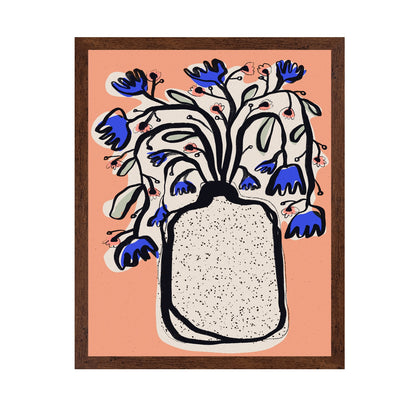 Blue Bloom Vase No2