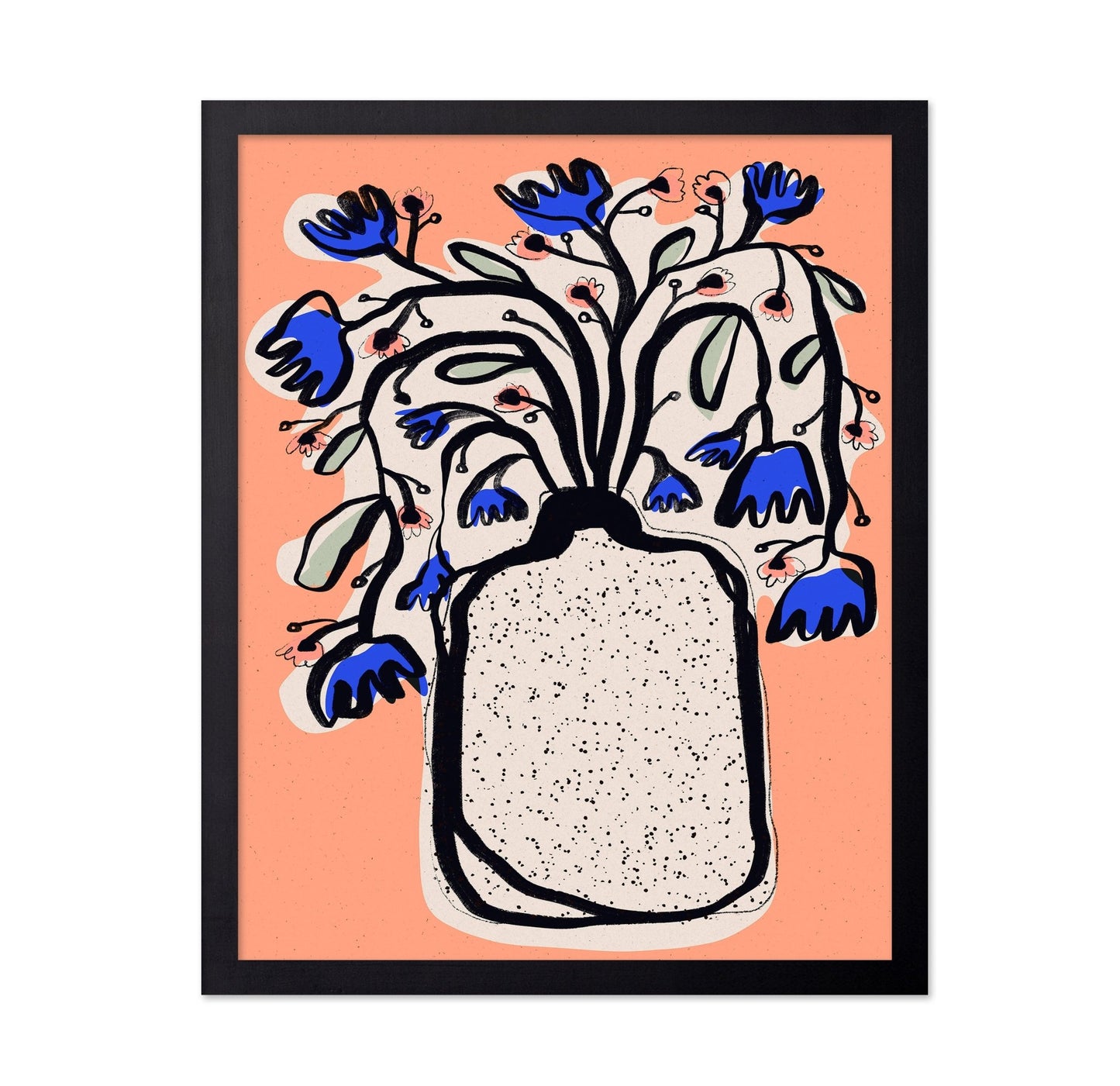 Blue Bloom Vase No2