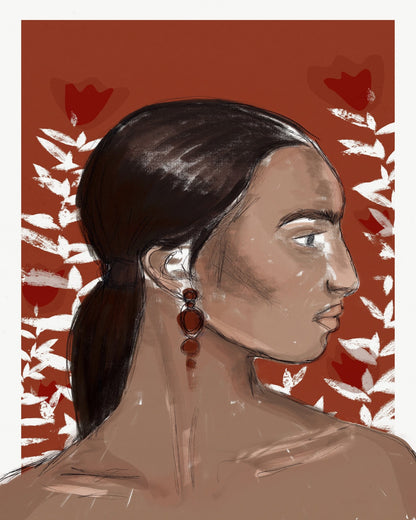 Crimson Portrait Study