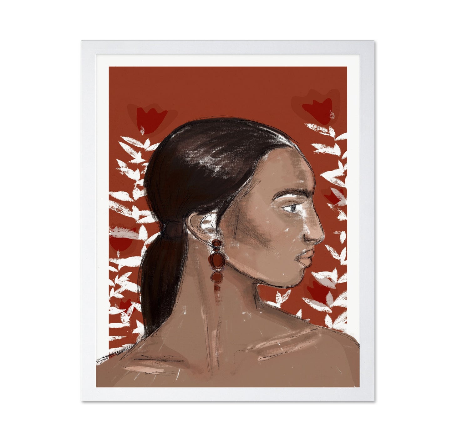 Crimson Portrait Study