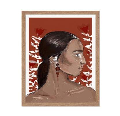 Crimson Portrait Study
