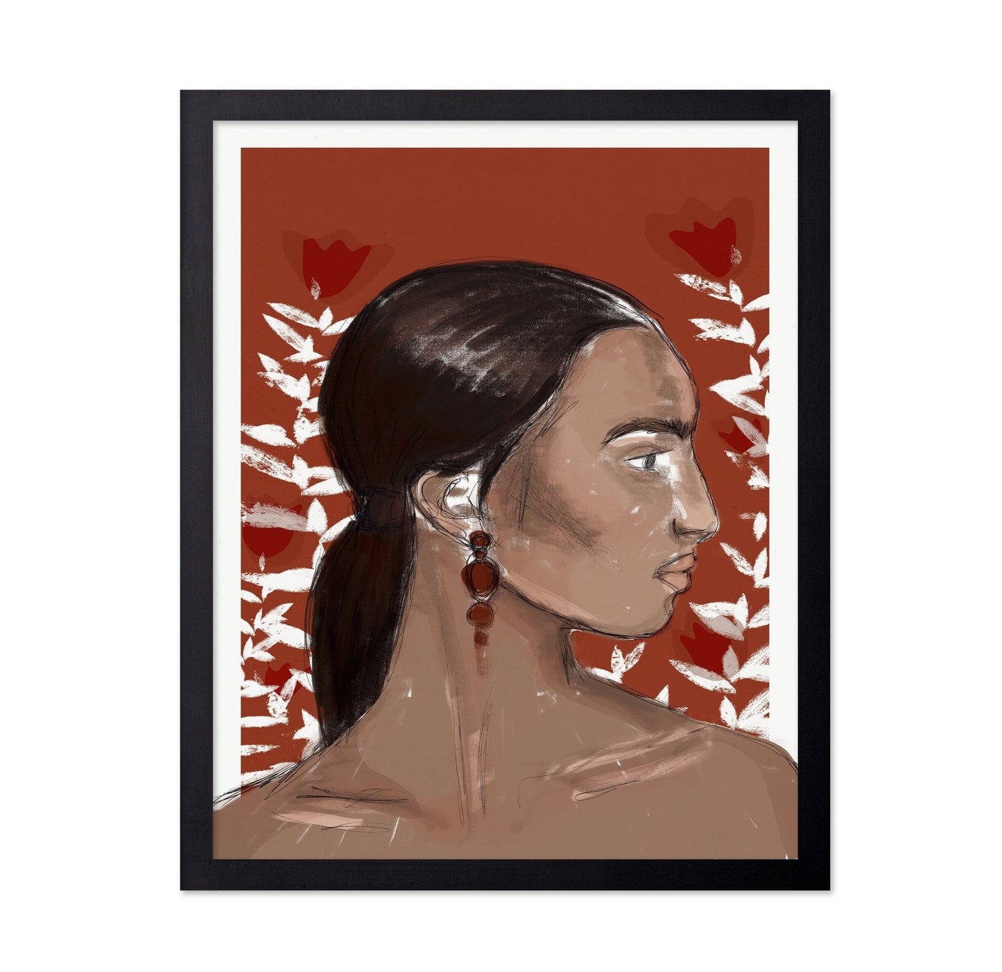 Crimson Portrait Study