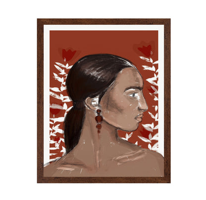 Crimson Portrait Study