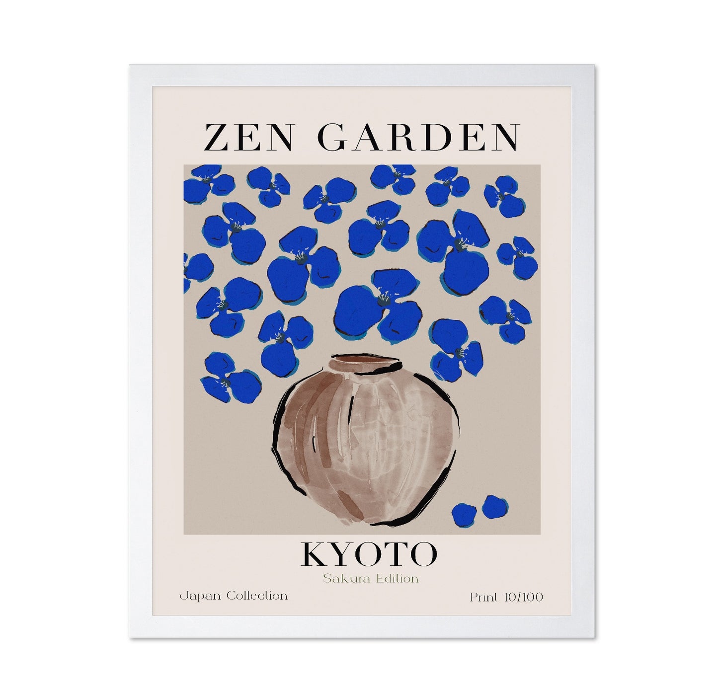 Blue Blossom Vase