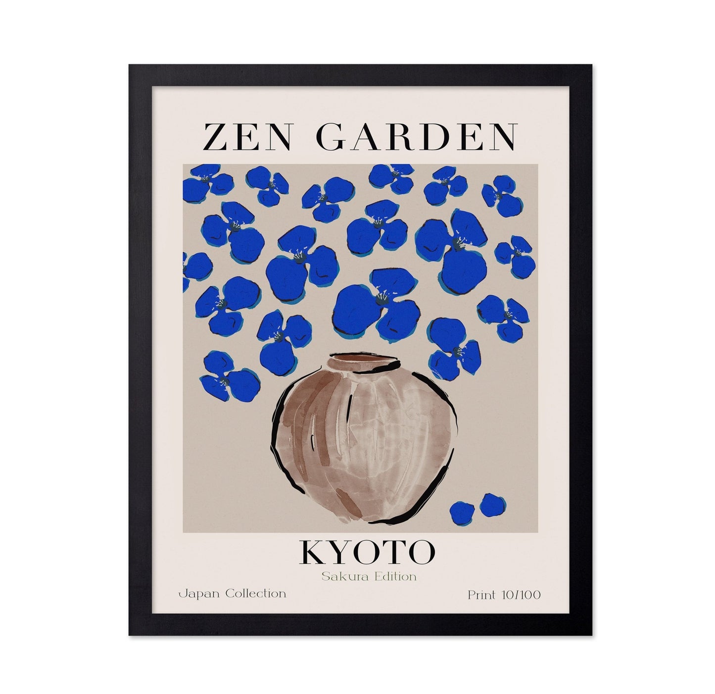 Blue Blossom Vase