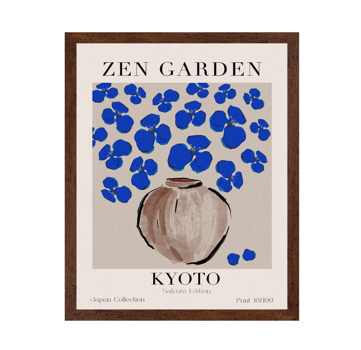 Blue Blossom Vase
