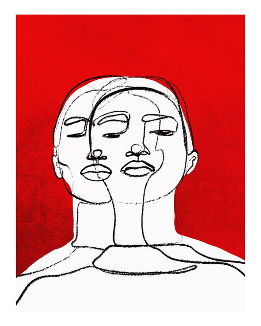 Dual Faces Portrait