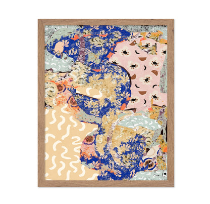 Textured Figure Collage