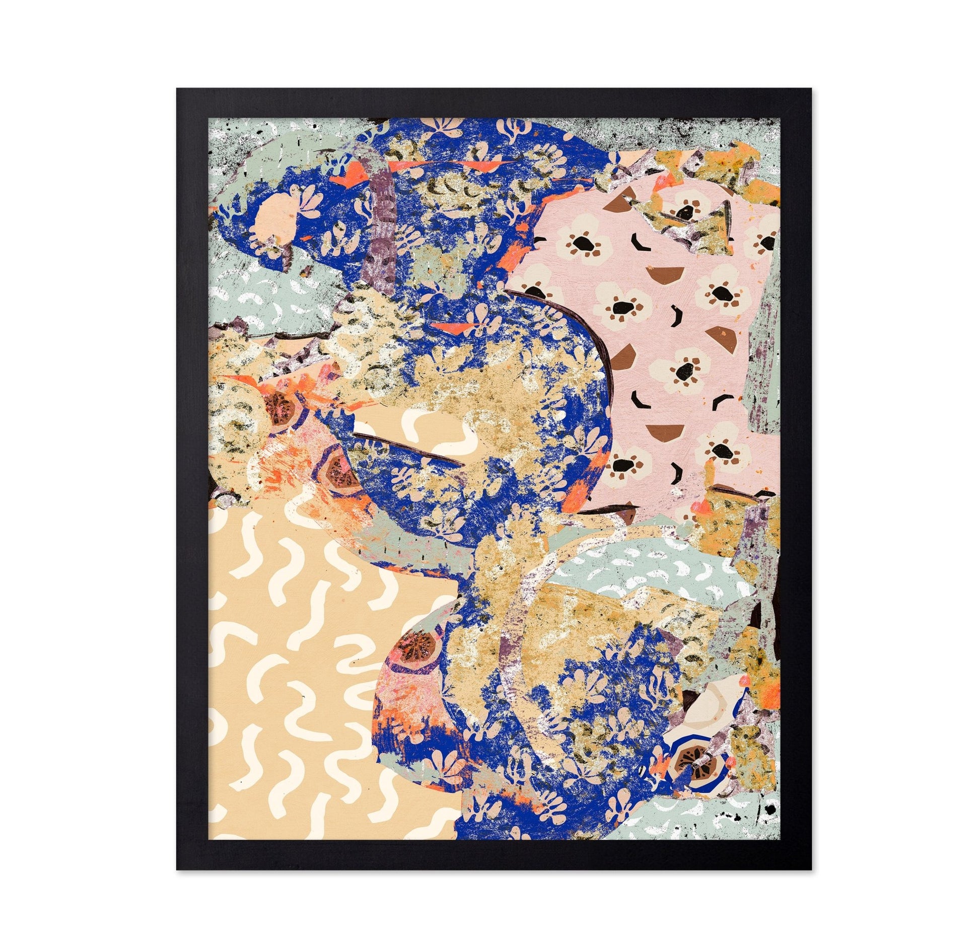 Textured Figure Collage