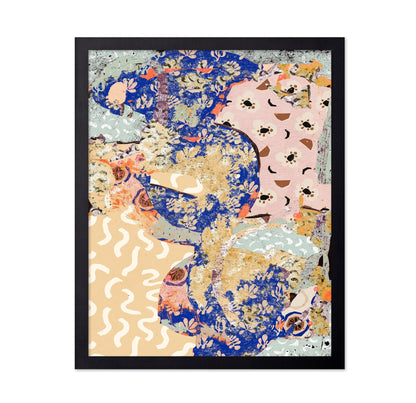Textured Figure Collage